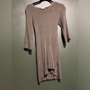 Zazies grey/green knit dresss